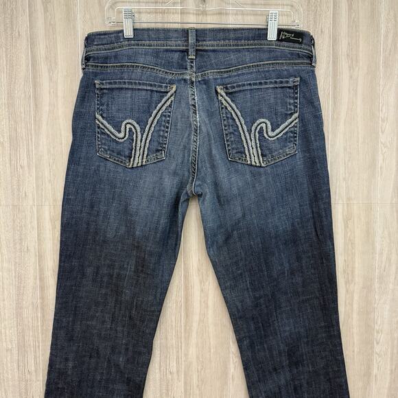 Citizens of Humanity Jeans Women’s Size 31 Low Rise Dark Wash Style 096B-085 USA - Picture 13 of 16
